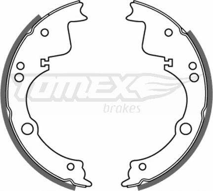 TOMEX brakes TX 21-40 - Bremžu loku komplekts www.autospares.lv