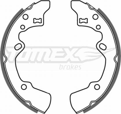 TOMEX brakes TX 21-42 - Bremžu loku komplekts www.autospares.lv