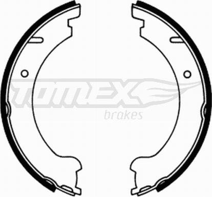 TOMEX brakes TX 21-69 - Bremžu loku komplekts www.autospares.lv