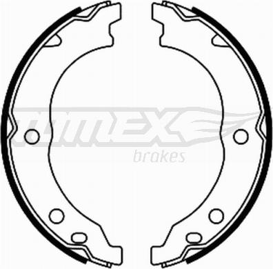 TOMEX brakes TX 21-68 - Bremžu loku komplekts www.autospares.lv