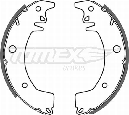 TOMEX brakes TX 21-03 - Bremžu loku komplekts autospares.lv