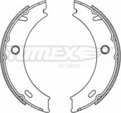 TOMEX brakes TX 21-18 - Brake Shoe Set www.autospares.lv