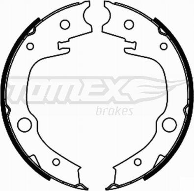 TOMEX brakes TX 21-86 - Bremžu loku komplekts www.autospares.lv