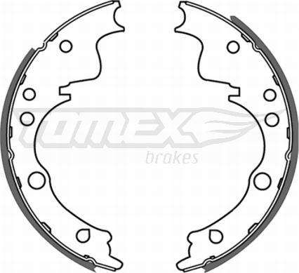 TOMEX brakes TX 21-39 - Bremžu loku komplekts www.autospares.lv