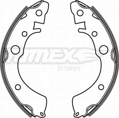 TOMEX brakes TX 21-35 - Bremžu loku komplekts autospares.lv