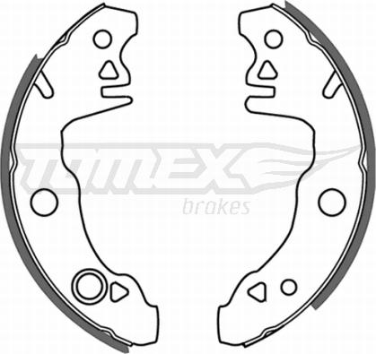 TOMEX brakes TX 21-29 - Bremžu loku komplekts www.autospares.lv