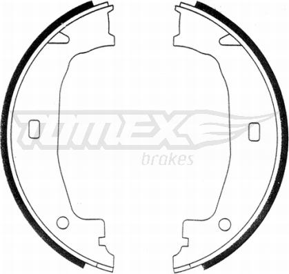 TOMEX brakes TX 21-24 - Bremžu loku komplekts autospares.lv