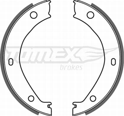 TOMEX brakes TX 21-26 - Bremžu loku komplekts autospares.lv