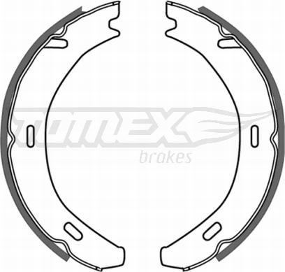 TOMEX brakes TX 21-20 - Bremžu loku komplekts www.autospares.lv