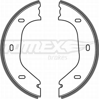 TOMEX brakes TX 21-21 - Bremžu loku komplekts autospares.lv