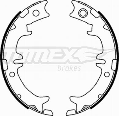 TOMEX brakes TX 21-76 - Bremžu loku komplekts www.autospares.lv