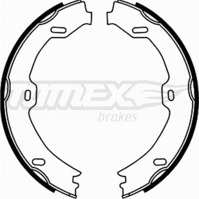 TOMEX brakes TX 21-72 - Bremžu loku komplekts www.autospares.lv