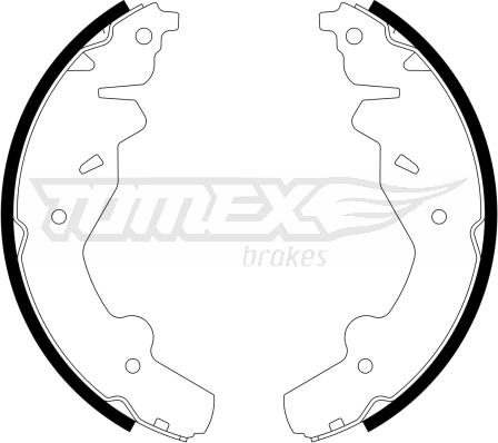 TOMEX brakes TX 23-19 - Bremžu loku komplekts www.autospares.lv