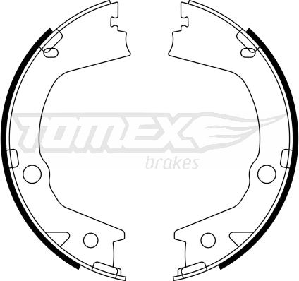 TOMEX brakes TX 23-16 - Bremžu loku komplekts www.autospares.lv