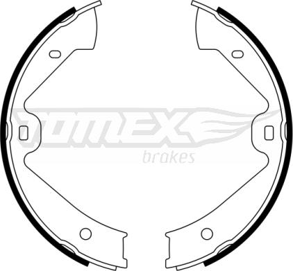 TOMEX brakes TX 23-11 - Bremžu loku komplekts www.autospares.lv