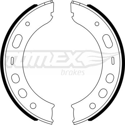 TOMEX brakes TX 23-17 - Bremžu loku komplekts www.autospares.lv