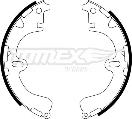 TOMEX brakes TX 23-34 - Bremžu loku komplekts www.autospares.lv