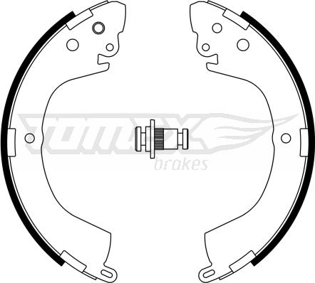 TOMEX brakes TX 23-29 - Bremžu loku komplekts www.autospares.lv