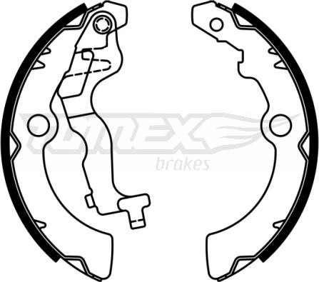 TOMEX brakes TX 22-92 - Bremžu loku komplekts www.autospares.lv