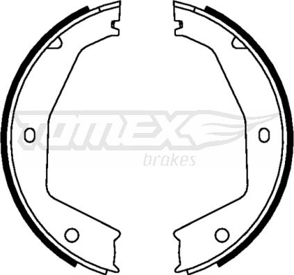 TOMEX brakes TX 22-44 - Bremžu loku komplekts www.autospares.lv