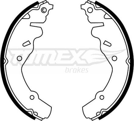 TOMEX brakes TX 22-42 - Bremžu loku komplekts www.autospares.lv