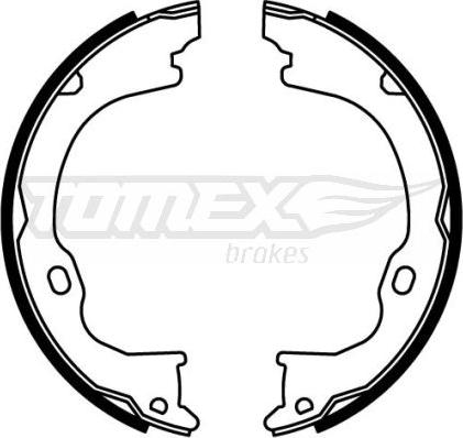 TOMEX brakes TX 22-61 - Brake Shoe Set www.autospares.lv