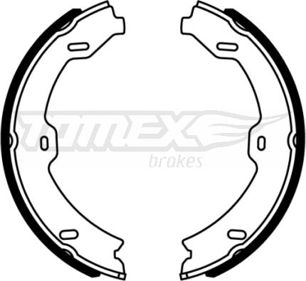 TOMEX brakes TX 22-14 - Bremžu loku komplekts www.autospares.lv