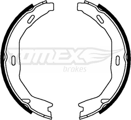 TOMEX brakes TX 22-15 - Bremžu loku komplekts www.autospares.lv