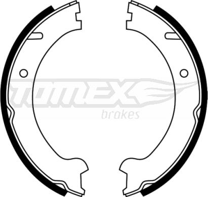 TOMEX brakes TX 22-10 - Bremžu loku komplekts www.autospares.lv