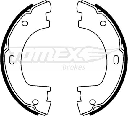 TOMEX brakes TX 22-83 - Bremžu loku komplekts www.autospares.lv