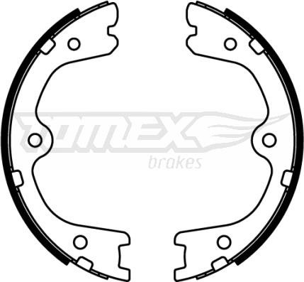 TOMEX brakes TX 22-23 - Bremžu loku komplekts www.autospares.lv