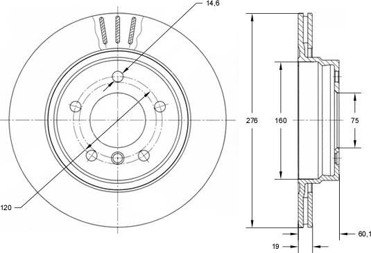 TOMEX brakes TX 71-57 - Тормозной диск www.autospares.lv