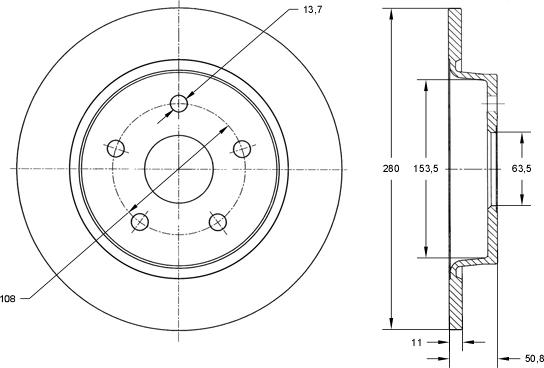 TOMEX brakes TX 73-01 - Bremžu diski autospares.lv