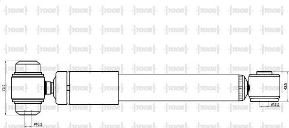 TOOR SG50530 - Amortizators autospares.lv