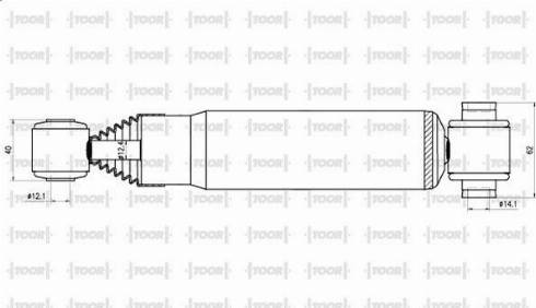 TOOR SG58560 - Амортизатор www.autospares.lv