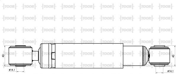 TOOR SG53460 - Amortizators autospares.lv