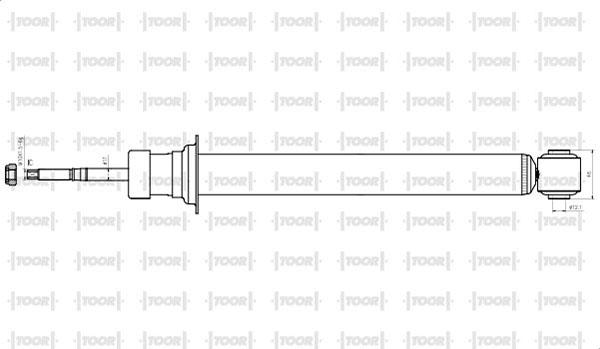 TOOR SG53210 - Shock Absorber www.autospares.lv