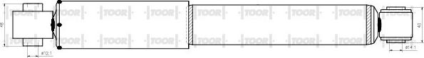 TOOR SG53730 - Amortizators autospares.lv