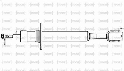 TOOR SG19920 - Amortizators autospares.lv