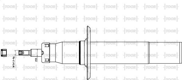 TOOR SG19650 - Amortizators autospares.lv