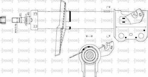 TOOR SG19750 - Amortizators www.autospares.lv