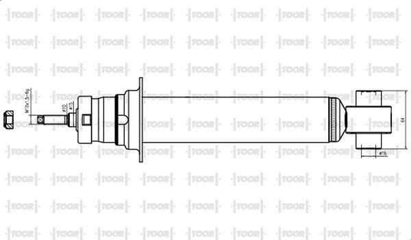 TOOR SG14910 - Amortizators www.autospares.lv