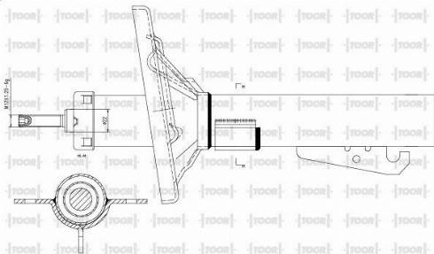 TOOR SG14450 - Amortizators autospares.lv