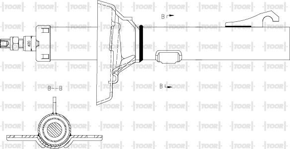 TOOR SG14560 - Amortizators www.autospares.lv