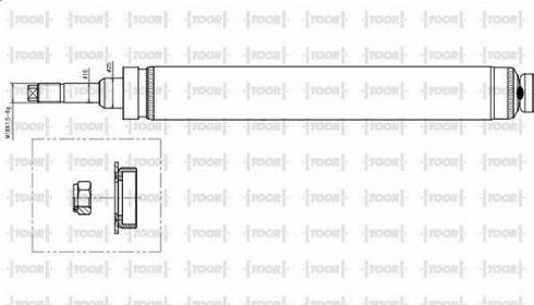 TOOR SG14580 - Амортизатор www.autospares.lv