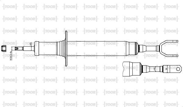 TOOR SG14840 - Amortizators www.autospares.lv