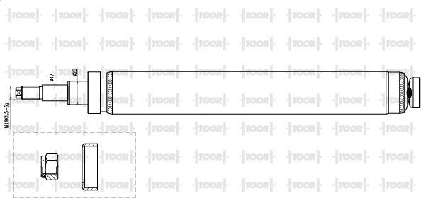 TOOR SG14860 - Shock Absorber www.autospares.lv