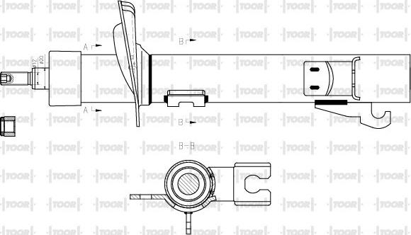 TOOR SG14331 - Amortizators autospares.lv