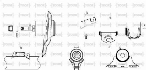 TOOR SG15090 - Amortizators www.autospares.lv