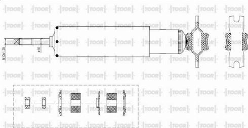 TOOR SG16900 - Амортизатор www.autospares.lv